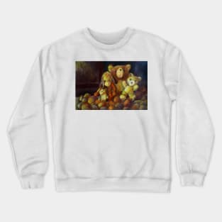 Still Life With Teddy Bears Crewneck Sweatshirt